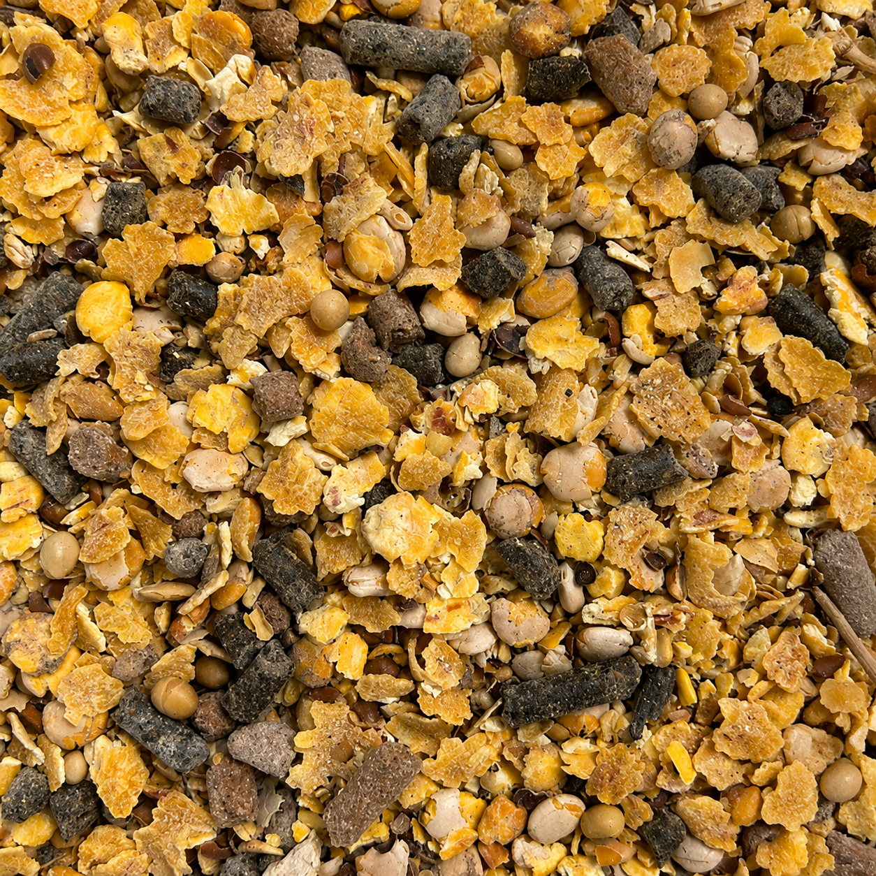 Carp Crunchies Cooked and dried particles